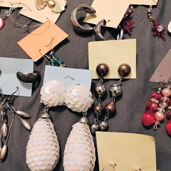 Boho Vintage Y2K Statement Earrings Hoop Stud Lot Jewelry Bundle