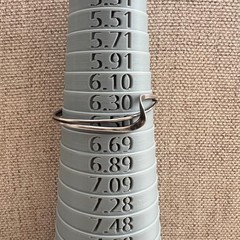 Vintage Sterling 925 Silver MODERNIST Twist Cuff Bracelet 6.5 adjustable 11.23g