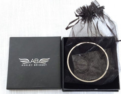 SILVER HAIR TIE BRACELET WITH GIFT BOX