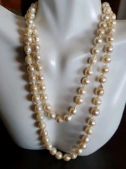 Antique Natural Pearl Necklace
