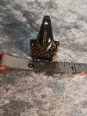 Vintage ISG Thailand 925 London Topaz Ring Sz 8