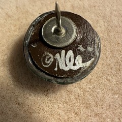 Vintage Evil Eye Tack Pin Surreal Art Jewelry Gothic Oddities Handmade