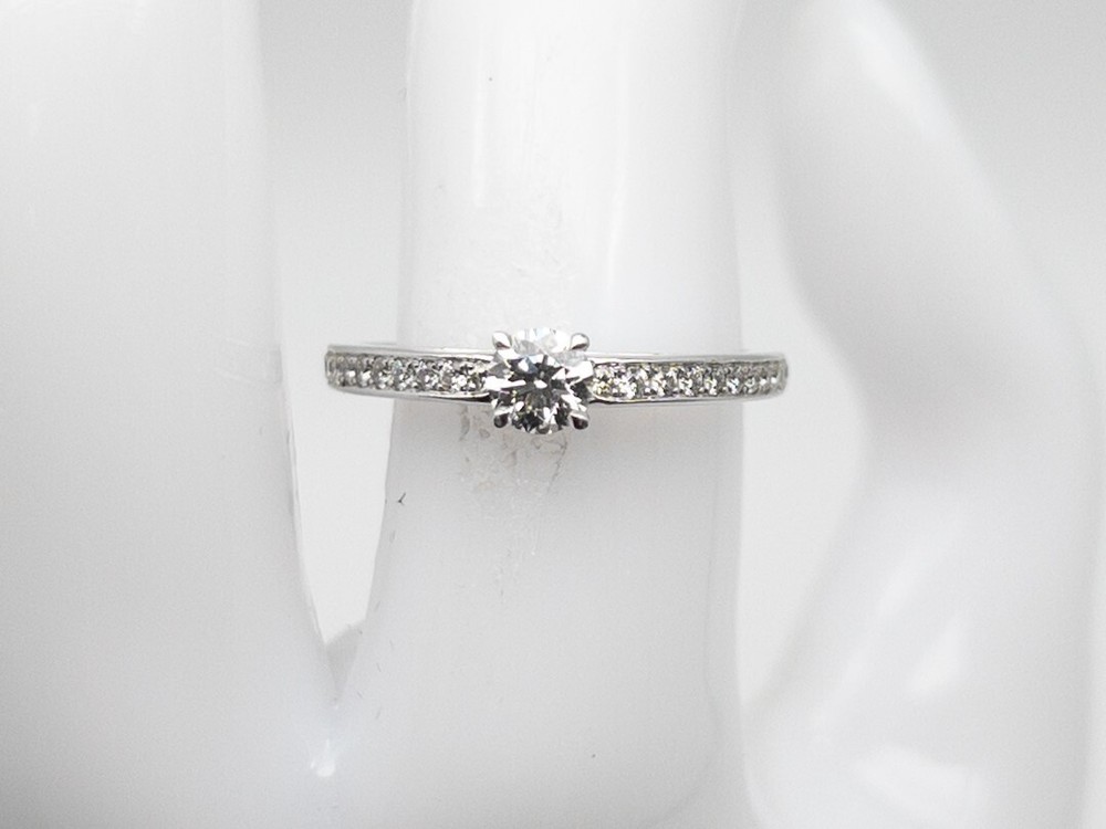 $3000 HEARTS on FIRE .52ct VS G IDEAL CUT Diamond 18k White Gold Wedding Ring