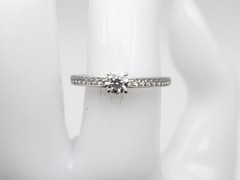 $3000 HEARTS on FIRE .52ct VS G IDEAL CUT Diamond 18k White Gold Wedding Ring