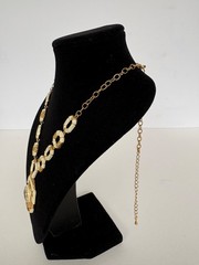 JBK Camrose & Kross Jackie Kennedy Enamel Necklace 21″ 28.32g Box COA