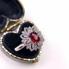 2.50Ct Art Deco Style Lab Created Diamond Anniversary 14k White Gold Finish Ring