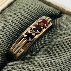 Vintage Soviet Gilding Ring Silver 875 Women’s Jewelry