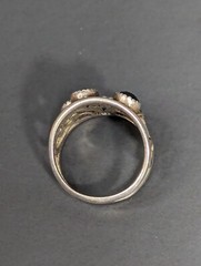 Vintage Wheeler Manufacturer Sterling Silver Abalone Ring Size 5.25