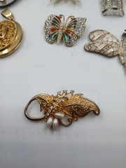 Mixed Jewelry Lot of Dragon Fly. Pendant. Butterfly Brooch Pin.