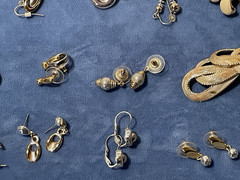 Vtg to Now Gold & Silver Tone Enameled Post Dangle Drop Earrings Lot 23 Pairs