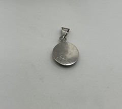 Vintage Southwestern Style Sterling Silver Red Pendant Jewelry