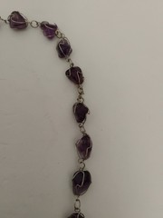 Amethyst Stone 26″Natural Polished No Clasp