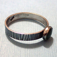 3 Bands Stone Bark Silpada Indent Thin Design Rings Sizes 11.25 & 11.5 Silver