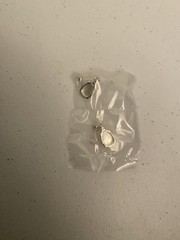 Avon Sterling Silver Mother of Pearl Drop Earrings 2008