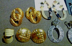 Unique Variety 16 Pair LOT All BRAND DESIGNER PIERCED EARRINGS