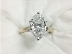 3.50Ct White Diamond Antique Art Deco Vintage Engagement Ring 14K Yellow Gold FN