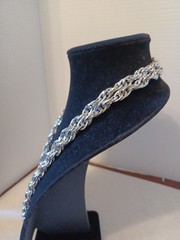 Vendome vintage silver tone chain long necklace. Measures 56 in. Excellent shape