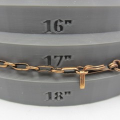 Vintage Copper Enamel Necklace Speckled Collar 17 Inch