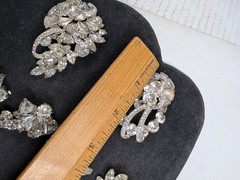 Vintage Lot Of Eisenberg Jewelry -All Signed Rhinestones Assorted Sizes
