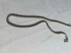 Vintage Silver Tone Necklace 15 Inches. As Pictured