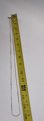 Vintage Medici Gold Tone 30” Serpentine Gold Tone Chain Necklace.