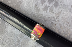 **ESTATE*VINTAGE*MEN’S**FIRE*OPAL*STERLING*SILVER*RING*SIZE*13*EXQUISITE*COLORS*