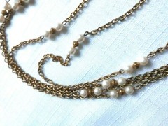 Vintage Gold Tone Necklace 54 Inches As Pictured – VM19