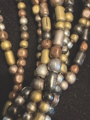 Vintage Tibetan Spiritual Pendant Multi-Strand Bead Necklace 184g- Estate Find