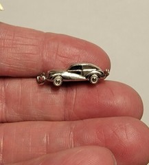 Choice Mid-Century Vintage Contemporary 3-D Sterling Silver Charms Articulated