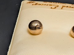 Vintage Gold Filled Ball Stud Earrings 14k Gold Ear Wires