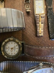 Westclox Seiko Timex Bulova Relic Mixed Lot Wristwatches & Pocket Watch
