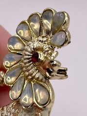 Lion Floral Mane Brooch Pin Fashion Jewlery Gold Vintage Style 1.25″Lot Of 2