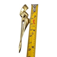 Vintage Brooch MJent Signed Abstract Design Regal Radiance Gold Tone SKU 2198
