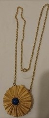 Vtg Estée Lauder Perfume Compact Pendant Necklace