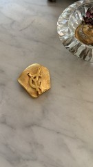 Yves Saint Laurent Gold Brooch Pin Vintage