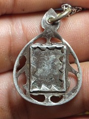 Silver-Tone Enamel Flag Oval Charm Pendant, Multicolor Lung Por Derm