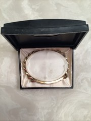 SPEIDEL ID Bracelet USA Brushed Gold Tone 9” Link Bracelet NIB