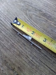 Vintage Beau Sterling Silver Ski Pin 7.43 Grams