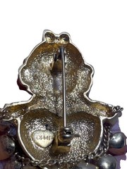 Precious Moments Brooch Gold-Tone You Have Touched So Many Hearts Angel Design