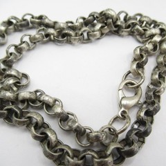 Silver Tone Plated Metal Rollo Chain Vintage