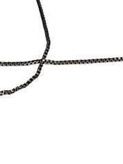 Vintage Silvertone Box Chain Spring Ring Clasp 28 inches Long