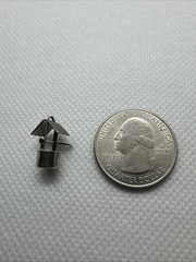 Vintage Sterling Silver 925 Wishing Well Moveable Bucket Crank Charm C2