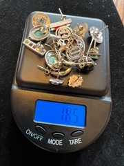 Lot 8 Vintage Sterling Silver Turquoise Onyx , etc Studs & Small Earrings