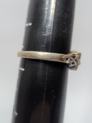 ✨VINTAGE✨ 925 Sterling Silver PSCL Peter Stone Signed Celtic Band Ring Size 8.75