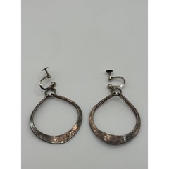 Vintage Anna Greta Eker 925S Sterling Silver Norway Modernist Dangle Earrings