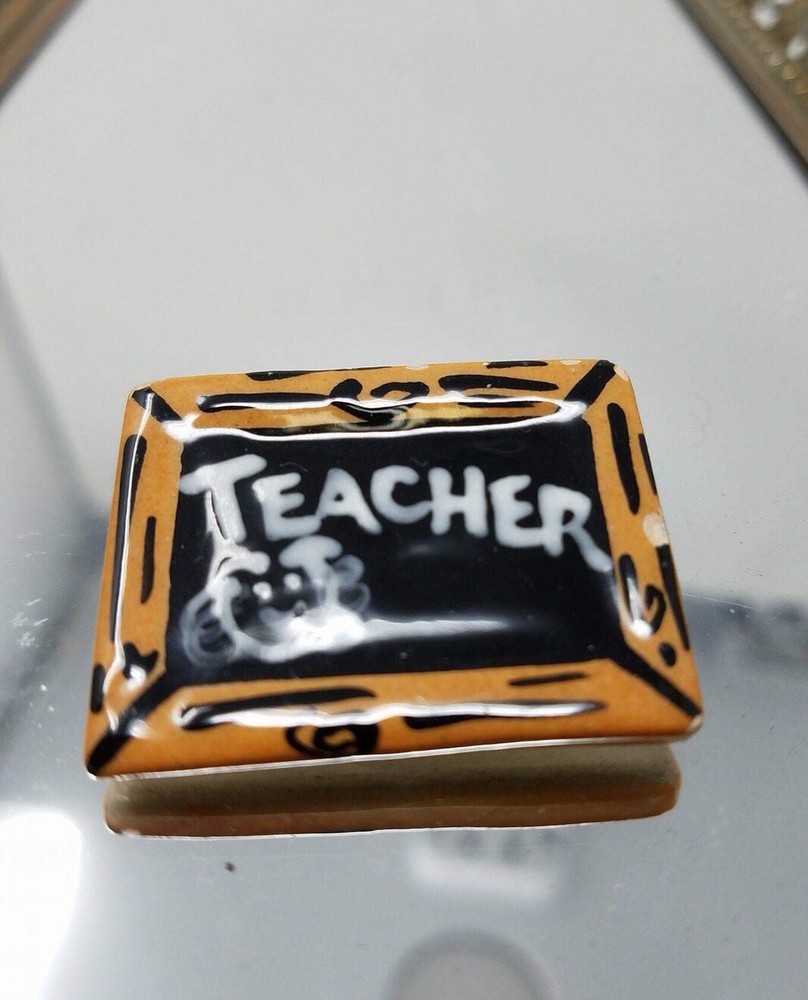 Vintage Flying Colors “Teacher” Pin Brooch Rare Flying Colors