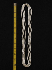 Vintage 90 Inch Endless Hand-Knotted Freshwater Pearl Opera Rope Necklace Rare!