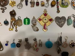 Vintage & Modern Costume Jewelry Pendant Charms Mixed Lot Of 110+