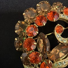 Vintage Signed Eisenberg ICE Brooch Pin & Clip Earrings – Original Box -stunning