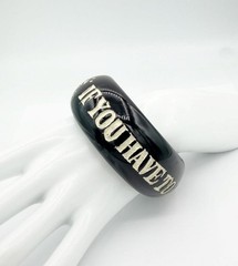 Jessica Kagan Cushman If You Have To Ask You Can’t Afford It Resin Bracelet